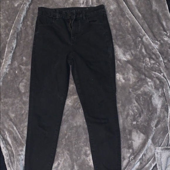 American Eagle Outfitters Pants - High waisted black american eagle jeans